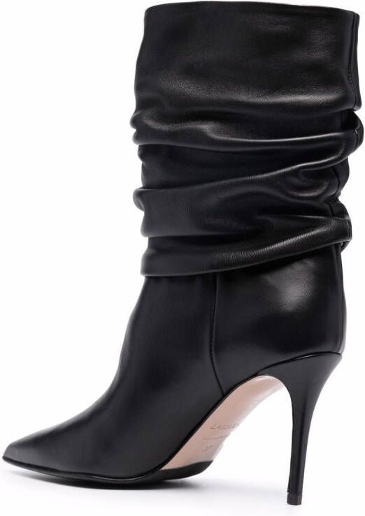 Le Silla Eva scrunched ankle boots Black