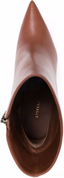 Le Silla Eva stiletto ankle boots Brown