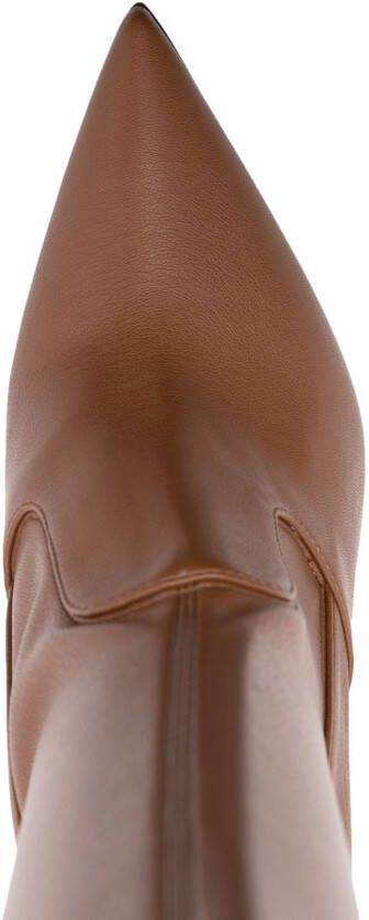 Le Silla Eva thigh-high 100mm boots Brown