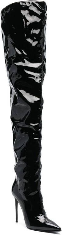Le Silla Eva thigh-high 120mm boots Black