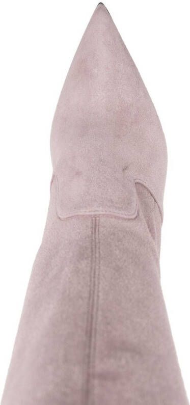 Le Silla Eva thigh-high leather boots Pink
