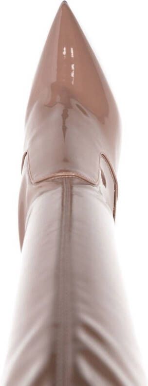 Le Silla Eva thigh-high stiletto boots Neutrals