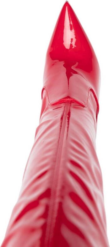 Le Silla Eva thigh-high stiletto boots Red