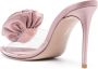 Le Silla floral-appliqué 110mm transparent sandals Pink - Thumbnail 3