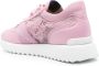 Le Silla floral-lace leather sneakers Pink - Thumbnail 3