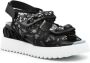 Le Silla gem-embellished laced sandals Black - Thumbnail 2