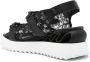 Le Silla gem-embellished laced sandals Black - Thumbnail 3