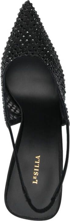 Le Silla Gilda 100mm slingback pumps Black