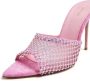 Le Silla Gilda 110mm crystal-embellished mules Pink - Thumbnail 4