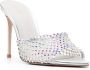 Le Silla Gilda 110mm crystal-embellished sandals Silver - Thumbnail 2