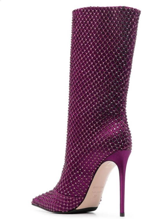 Le Silla Gilda 110mm stiletto heels Purple