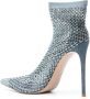 Le Silla Gilda 115mm crystal-embellished boots Blue - Thumbnail 3