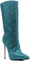 Le Silla Gilda 120mm crystal-embellished boots Blue - Thumbnail 2