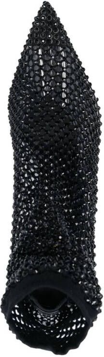 Le Silla Gilda 120mm crystal-embellished pumps Black