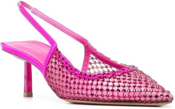 Le Silla Gilda 50mm crystal-embellished pumps Pink