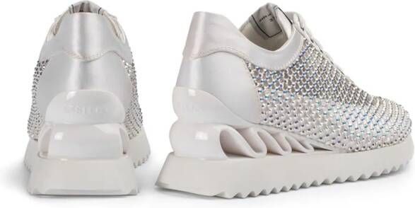 Le Silla Gilda 60mm crystal-embellished sneakers Silver
