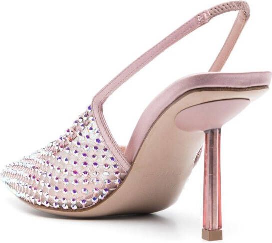 Le Silla Gilda crystal-embellished pumps Pink