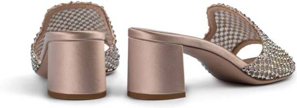 Le Silla Gilda crystal-embellished sandals Neutrals