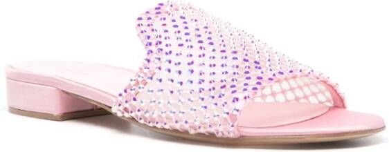 Le Silla Gilda crystal-embellished sandals Pink