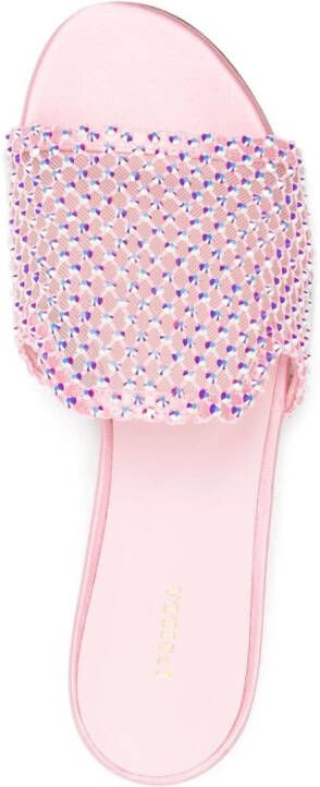 Le Silla Gilda crystal-embellished sandals Pink