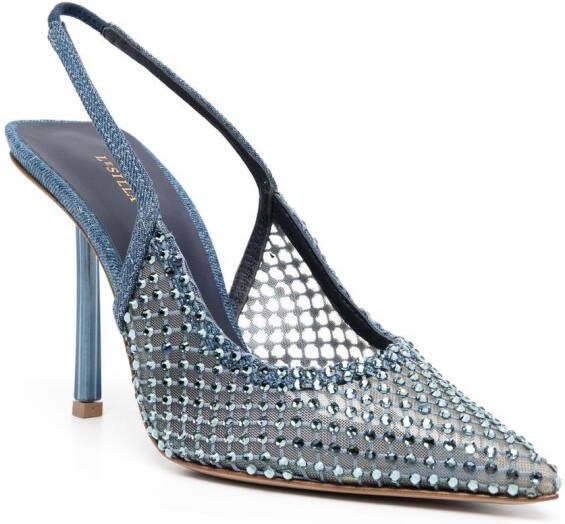 Le Silla Gilda slingback embellished sandals Blue