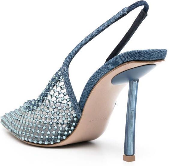 Le Silla Gilda slingback embellished sandals Blue
