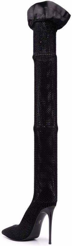 Le Silla Gilda stocking boots Black