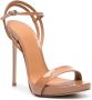 Le Silla Gwen 120mm leather sandals Brown - Thumbnail 2