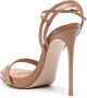 Le Silla Gwen 120mm leather sandals Brown - Thumbnail 3