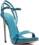 Le Silla Gwen 120mm patent-leather sandals Blue - Thumbnail 2