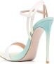 Le Silla Gwen 120mm patent leather sandals Green - Thumbnail 3