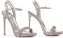 Le Silla Gwen rhinestone-embellished leather sandals Silver - Thumbnail 2
