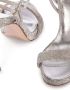 Le Silla Gwen rhinestone-embellished leather sandals Silver - Thumbnail 4