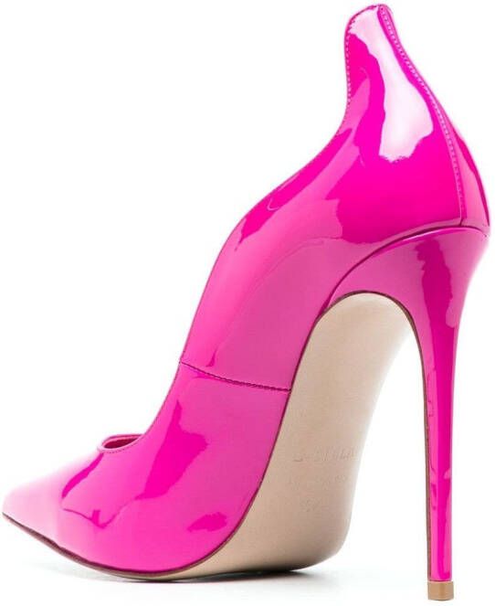 Le Silla Ivy 120mm patent-leather pumps Pink
