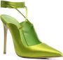 Le Silla Ivy 120mm slingback satin pumps Green - Thumbnail 2