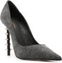 Le Silla Jagger 115mm spike-stud detailing pumps Black - Thumbnail 2