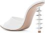 Le Silla Jagger 120mm leather mules White - Thumbnail 3