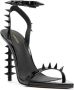 Le Silla Jagger 120mm stud-embellished sandals Black - Thumbnail 2