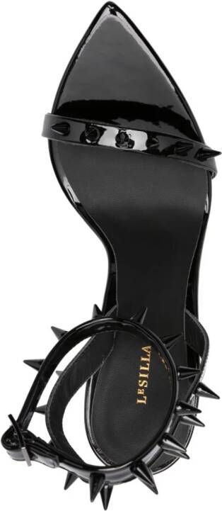 Le Silla Jagger 120mm stud-embellished sandals Black