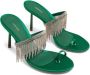 Le Silla Jewels 80mm crystal-embellished sandals Green - Thumbnail 5