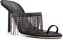 Le Silla Jewels 95mm satin sandals Black - Thumbnail 2