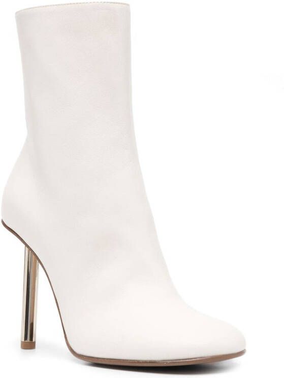Le Silla Karlie 100mm ankle-boots White