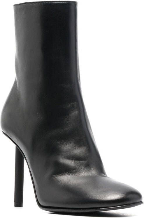 Le Silla Karlie 100mm leather ankle-boots Black