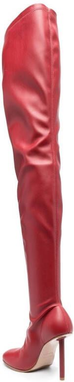 Le Silla Karlie 105mm thigh-high boots Red