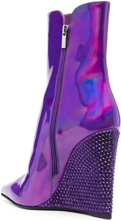 Le Silla Kira 110 mm ankle boot Purple