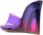 Le Silla Kira 110mm wedge mules Purple - Thumbnail 3