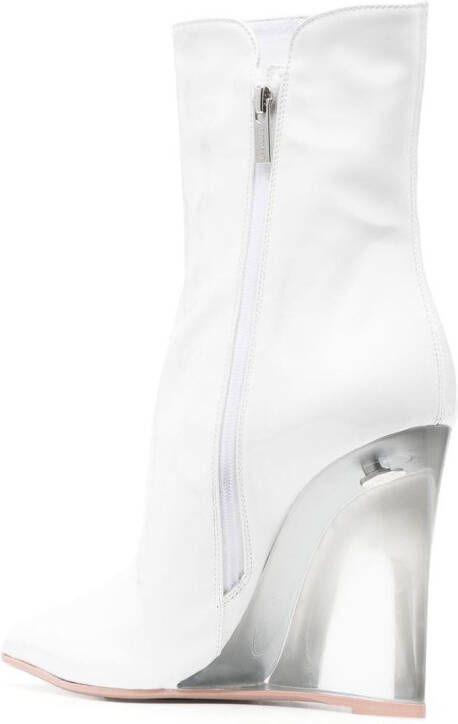 Le Silla Kira 115mm ankle boots White