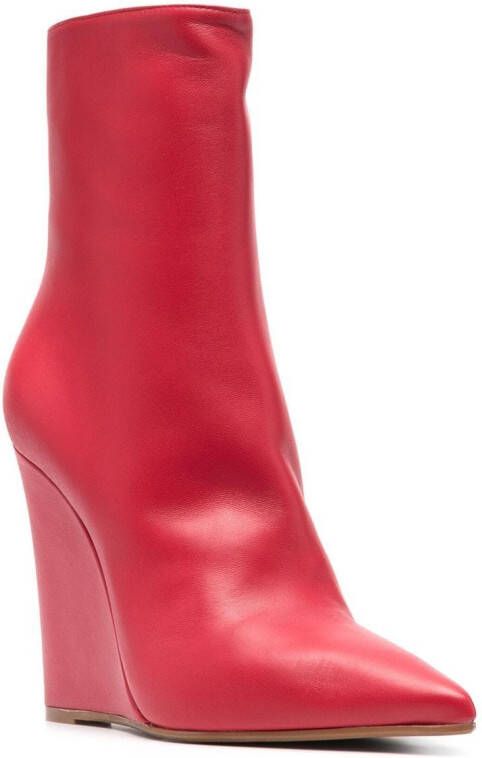 Le Silla Kira 120mm ankle boot Red