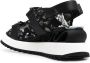 Le Silla lace-embroidered crystal-detail sandals Black - Thumbnail 3