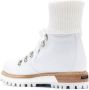 Le Silla lace-up leather boots White - Thumbnail 3